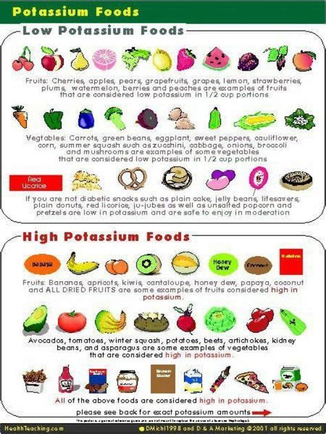 18 Low Potassium Diet ideas | low potassium diet, potassium foods, kidney diet