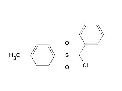 1 Chloro Phenylmethyl Sulfonyl 4 Methylbenzene C14H13ClO2S Density