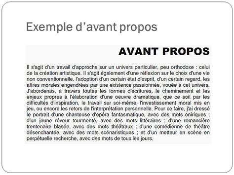 Exemple D Avant Propos D Un Rapport De Stage Bts Pdf Novo Exemplo Hot