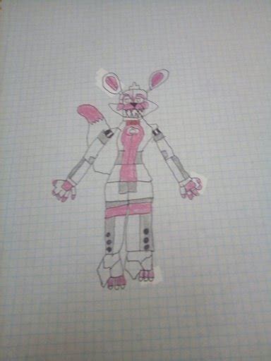 Mi dibujo de Funtime Foxy creo que no me salió muy bien FNaF