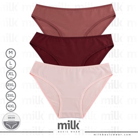 6 Pack Bikini Women S Egyptian Cotton Underwear Size M L XL 2XL