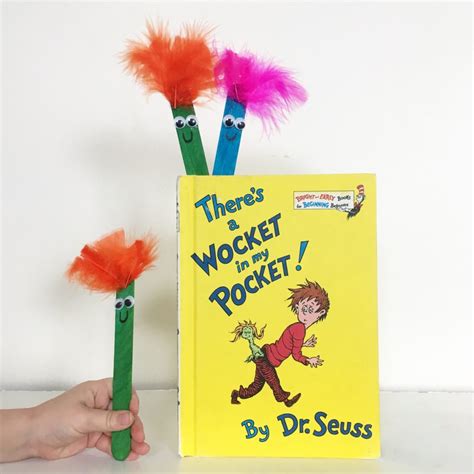 Dr Seuss Wocket In Pocket Inspired Craft · Book Nerd Mommy