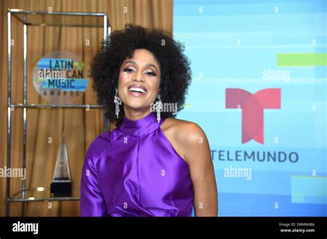 Jeimy Osorio Poses Backstage At The Latin American Music Awards At The