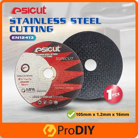 1PCS ESICUT Stainless Steel Cutting 105mm 4 Inch Cutting Disc Mata