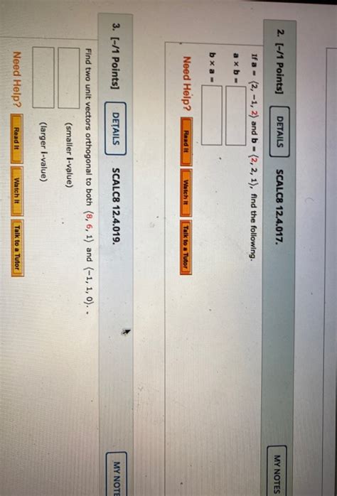 Solved Points Details Scalc My Notes If Chegg