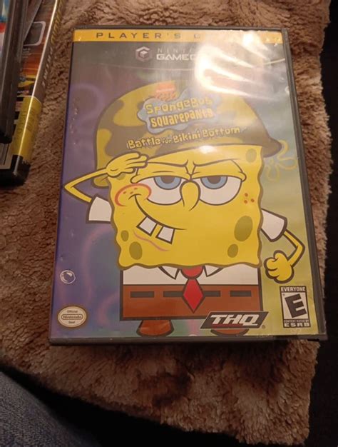 SPONGEBOB SQUAREPANTS THE Battle For Bikini Bottom GameCube 2003 No