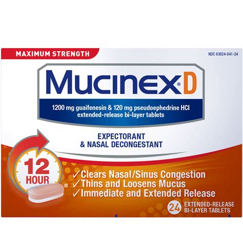 Mucinex D Maximum Strength Tablets | Mucinex USA