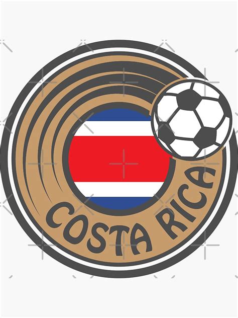 "Costa Rica Football Soccer sign" Sticker for Sale by studio838 | Redbubble