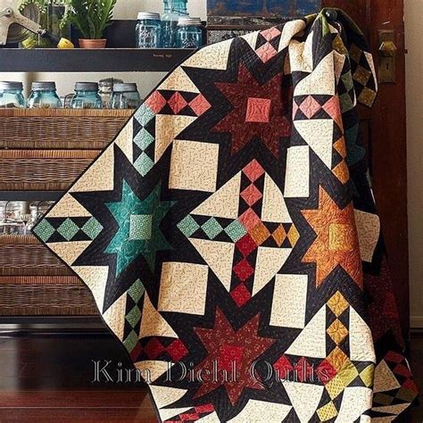 Kim Diehl On Instagram Way Back Whensday ~ Starfkakes Lap Quilt From My Simple Sampler Book