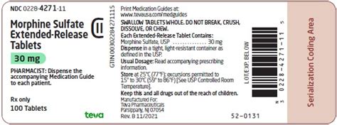 Ndc Morphine Sulfate Mg Details Hellopharmacist