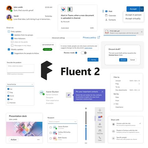 Wireframe Ui Kit For Microsoft Fluent Design System Mockflow