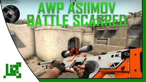 Awp Asiimov Battle Scarred Skin Showcase Youtube