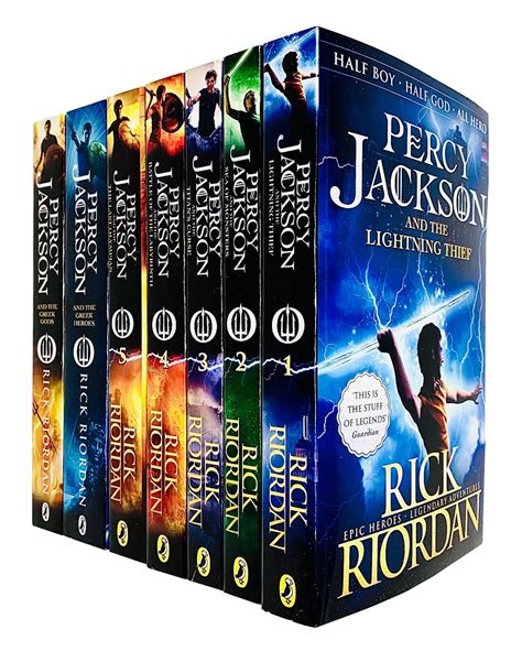 Amazon Percy Jackson Collection Books Set Lightning Thief Sea