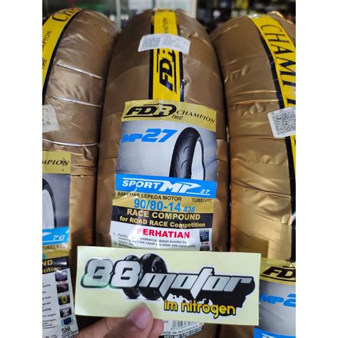 Jual BAN FDR MP 27 SPORT 90 80 14 TUBELESS Shopee Indonesia