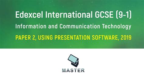 Edexcel Igcse Ict Paper Using Presentation Software