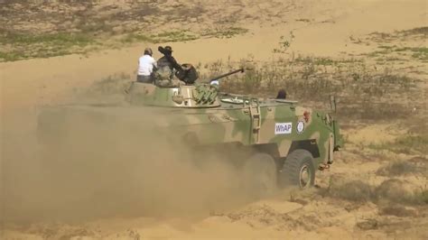 Indian Army S Tata Kestrel X Wheeled Armored Amphibious Platform