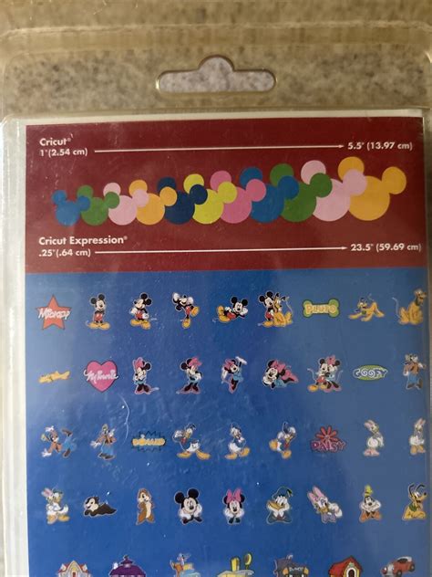 Cricut Cartridge Disney Mickey And Friends New Sealed Ebay