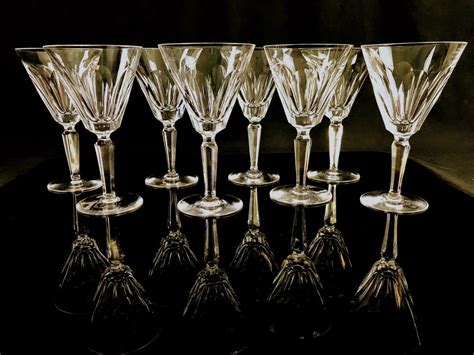 Waterford Cut Crystal Wine Glasses Set of 8 | Etsy