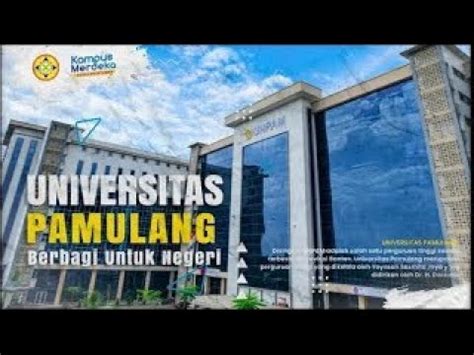 Profil Universitas Pamulang Youtube