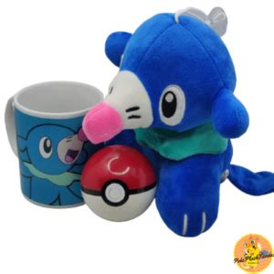 Promo Popplio Peluche M S Taza Y Pokebola Pokeplush