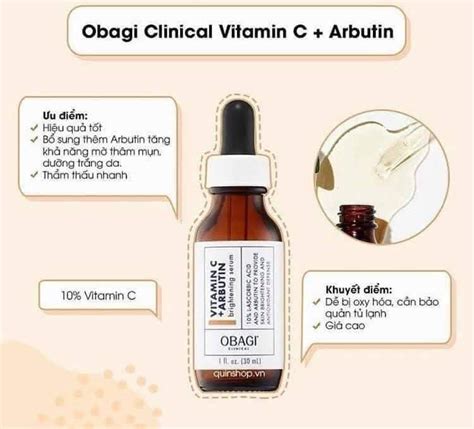 Review Serum Vitamin C Obagi Chọn Loại Nào Phù Hợp Với Da Của Bạn