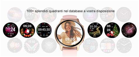 Tuyoma Smartwatch Donna Schermo Tattile Smart Watch Ip