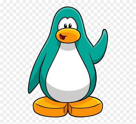 Start Module Penguin Waving - Club Penguin Blue Penguin, HD Png ...