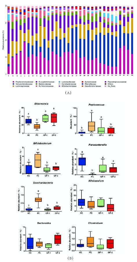 Gut Microbial Community Structures In Mice A Microbial Community Bar