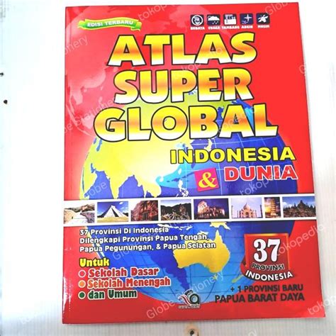 Jual Atlas Buku Atlas Lengkap Indonesia Dan Dunia Edisi 34 Propinsi