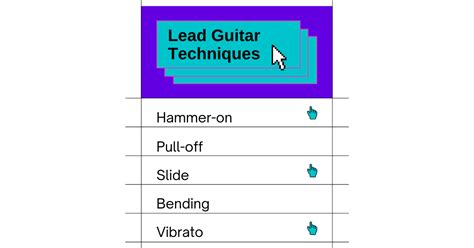 11 Essential Lead Guitar Techniques Guitarfluence