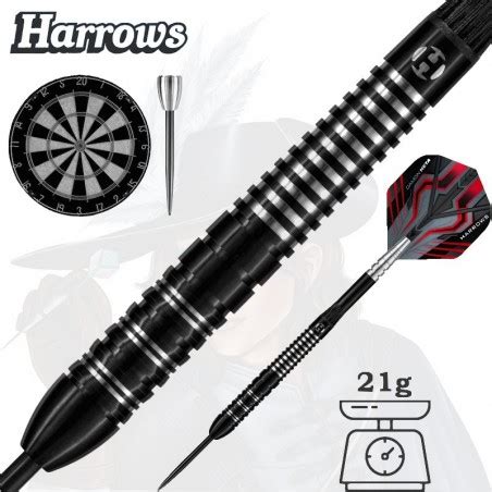 Harrows Damon The Heat Heta 21g 90 Tungsten Steel Tip Darts