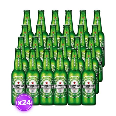 24x Cerveza Heineken Botellín 330cc