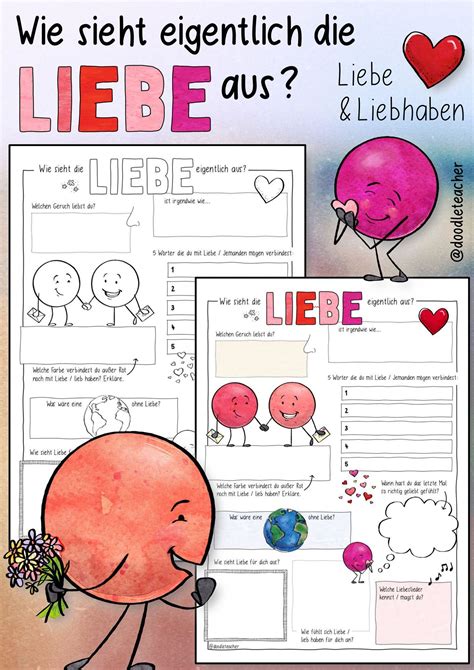 Wie Sieht Eigentlich Liebe Aus Sketchnote Unterrichtsmaterial In