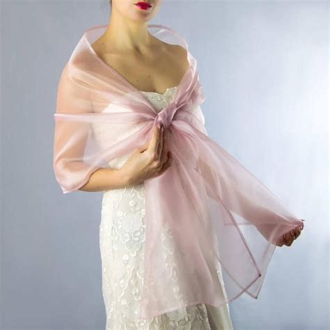 Pink Rose Silk Organza Wrap Shawl Bolero Summer Spring Wedding Etsy Pink Shawl Wedding Shrug