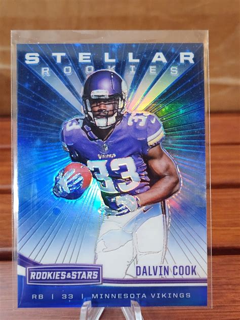 Panini Rookies Stars Dalvin Cook Stellar Rookies Rc Refractor