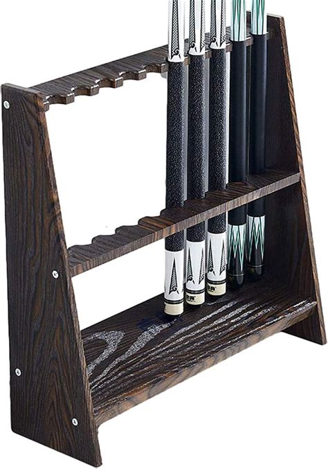 Billiard Pool Cue Rack Corner Holder Free Standing Billiard Stick