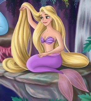 Rapunzel as a mermaid. | Disney rapunzel, Disney princess rapunzel ...