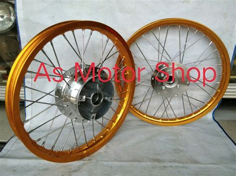 Jual Sepaket Velg Set Merek Rossi Ukuran 140 140 Ring 17 Tromol Set