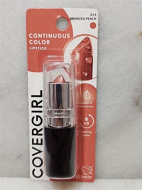 Covergirl Continuous Color Lipstick Bronzed Peach 015 Ebay