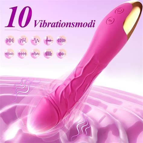 Vibromasseur Gode VibroMasseur Femme Homme Sex Toys 10 Modes Realiste