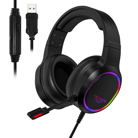 VILINICE Wired Gaming Headset, Headphone with Noise Cancelling Microphone for PC, PS4, PS5, Xbox ...