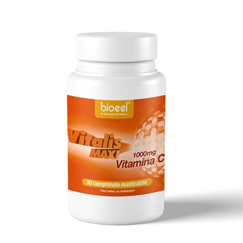 Vitamina C Vitalis Max Mg Comprimate Bioeel Farmacia Tei