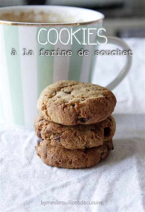 Cookies La Farine De Souchet Et P Pites De Chocolat Sans Beurre Ni