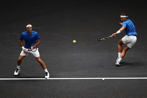 12 unusual photos of Roger Federer, Rafael Nadal as doubles partners