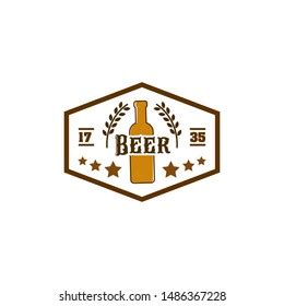 Craft Beer Logo Design Template Stock Vector (Royalty Free) 1486367228 ...