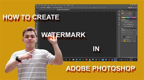 How To Create A Watermark In Adobe Photoshop Step By Step Tagalog