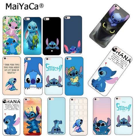 MaiYaCa Lilo Stitch Fashion Design For IPhone 4S SE 5C 5S 6 6S 7 8 Plus