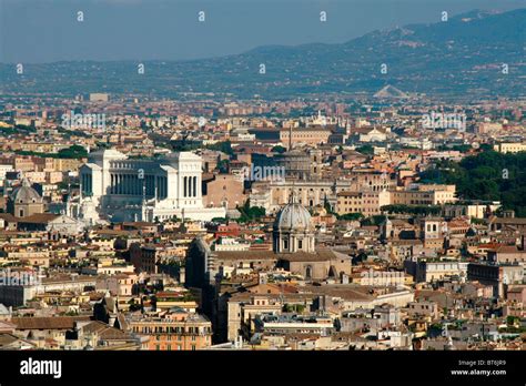 Rome From Above Stock Photo Alamy