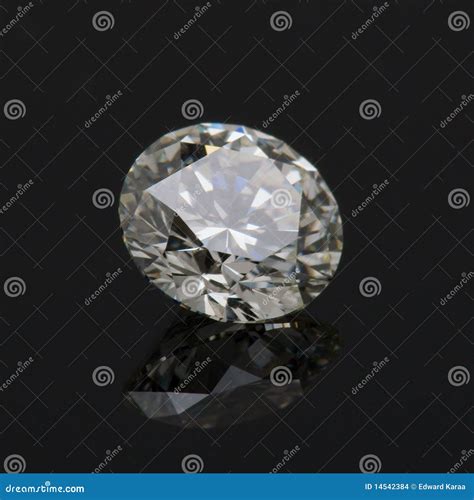 One Carat Round Diamond. stock photo. Image of jewelry - 14542384