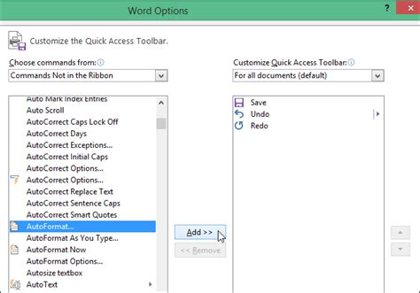 Comment personnaliser la barre d outils d accès rapide dans Office 2013